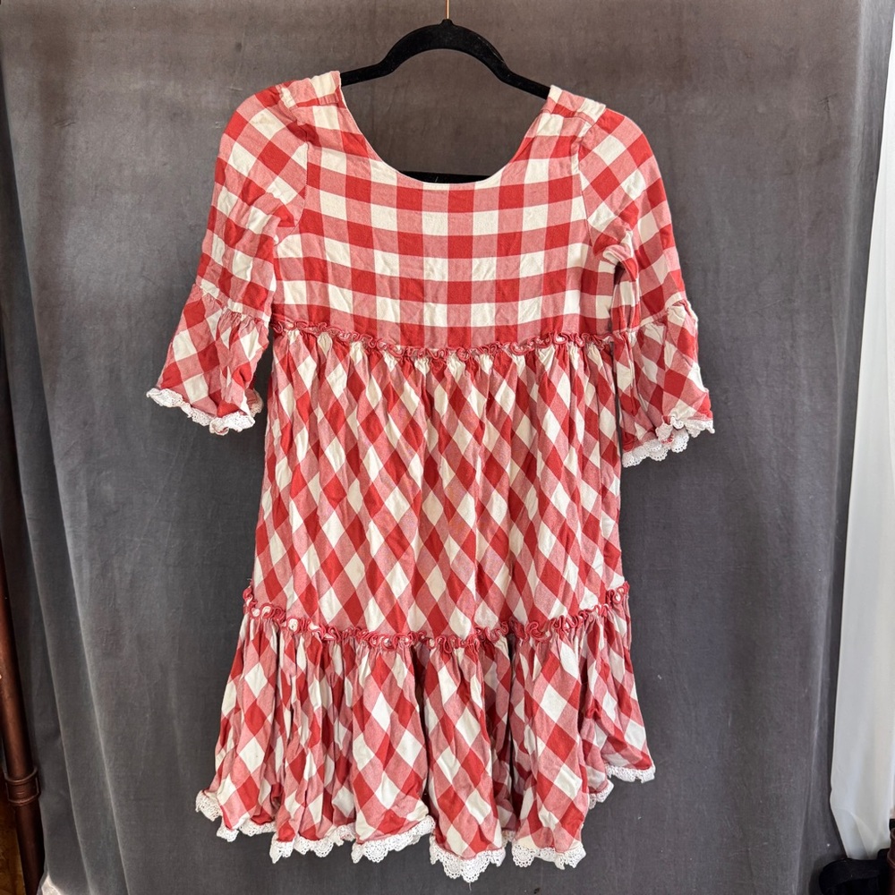Matilda Jane Red and White Gingham Kids Dress